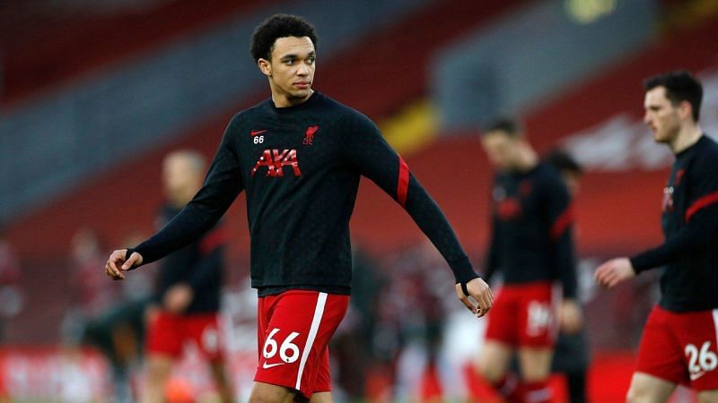 It was a night to forget for Trent Alexander-Arnold...