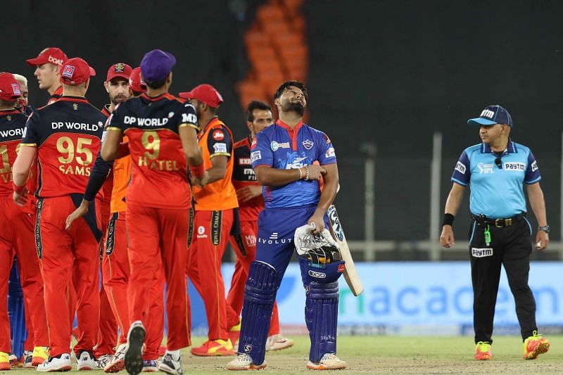 DC fell short by one run against RCB. (Image Courtesy: IPLT20.com)