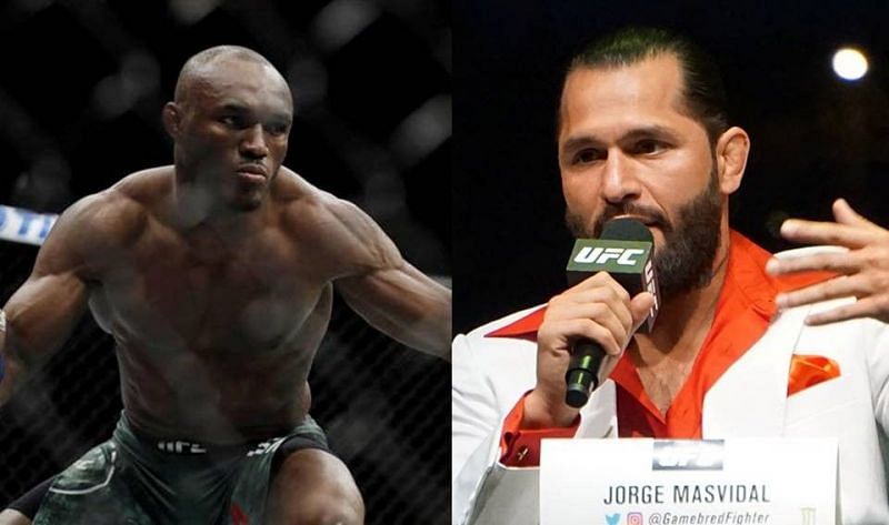 Kamaru Usman (left); Jorge Masvidal (right)