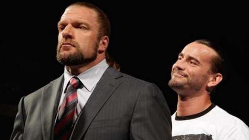 Triple H and CM Punk