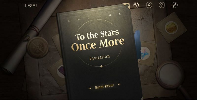 The To the Stars Once More web event recently began in Genshin Impact (Image via miHoYo)