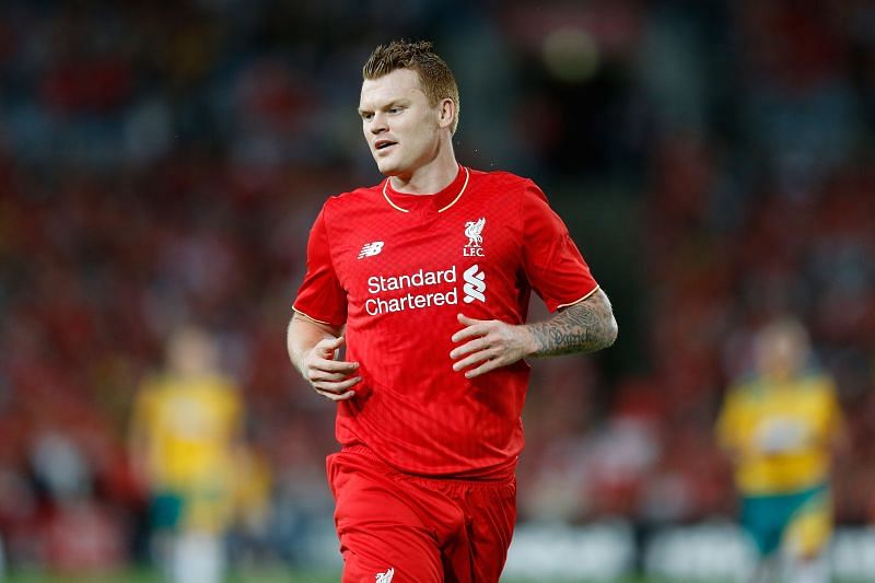 John Arne Riise in Liverpool colours
