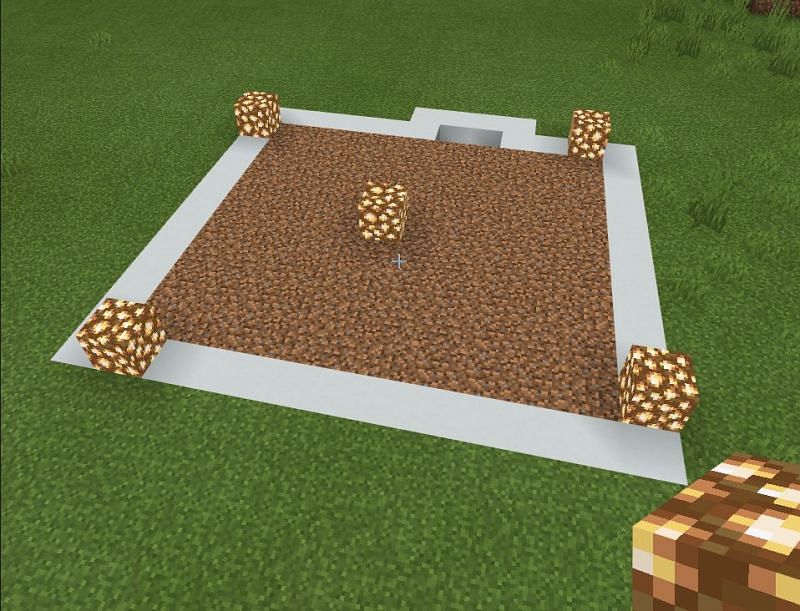 How to build pumpkin farm in Minecraft