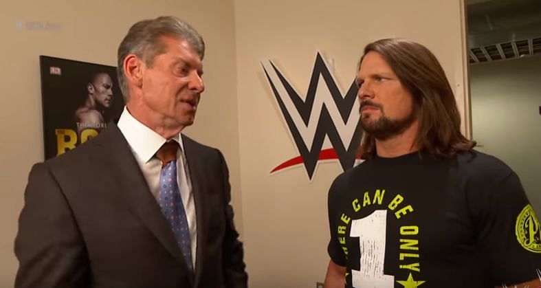 Vince McMahon booked AJ Styles as WWE Champion in September 2016.