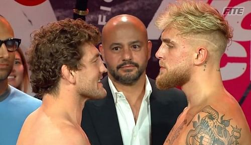 Ben Askren (left); Jake Paul (right) (*Image courtesy: Fite TV)