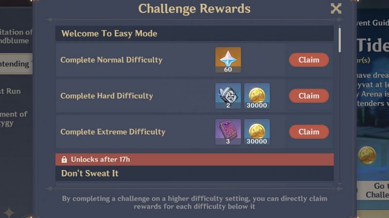 &quot;Welcome to Easy Mode&quot; reward (Day 1)