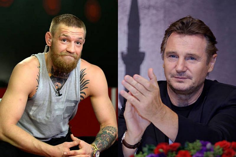 Conor McGregor and Liam Neeson