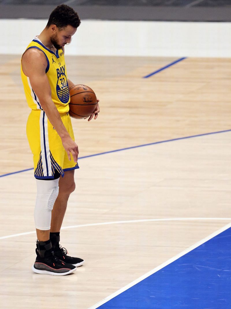 Stephen Curry does not make his way to the line as much as expected