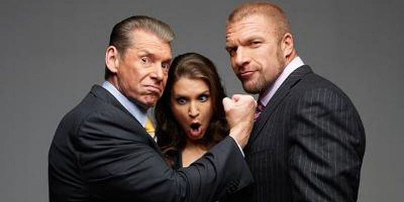 WWE Executives Vince McMahon, Stephanie McMahon and Triple H