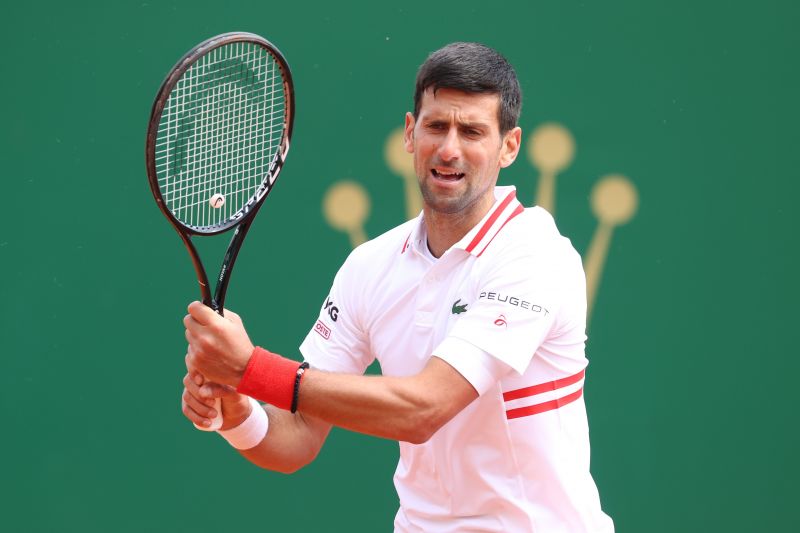 Novak Djokovic at the Monte Carlo Masters