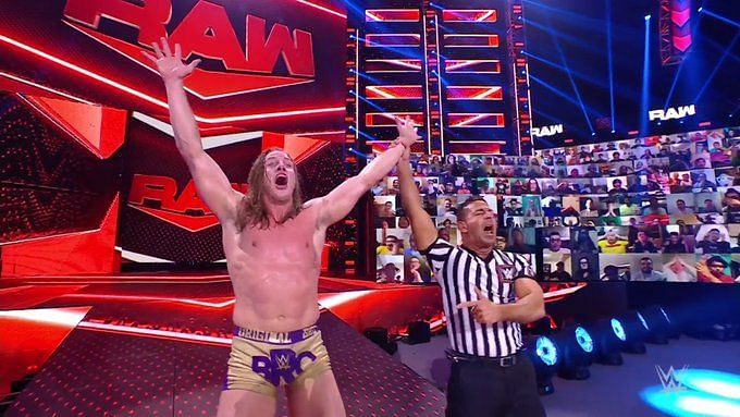 Riddle on RAW after the biggest win of his career
