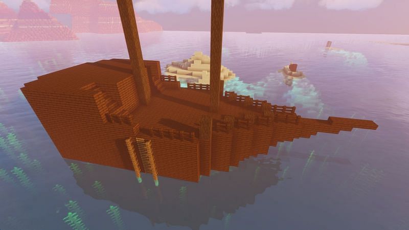 Detailing the deck in Minecraft