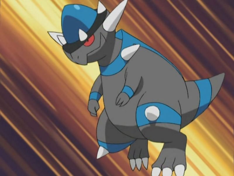 Rampardos in the anime (Image via The Pokemon Company)