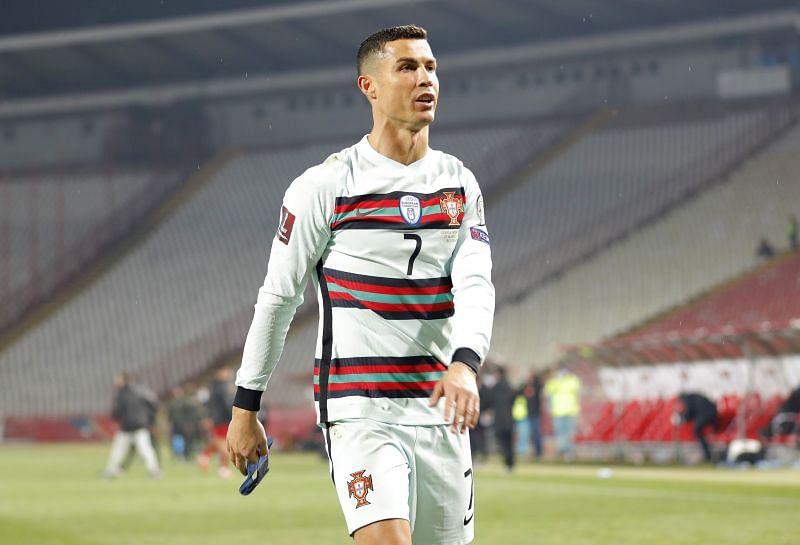 Cristiano Ronaldo in Portugal colours