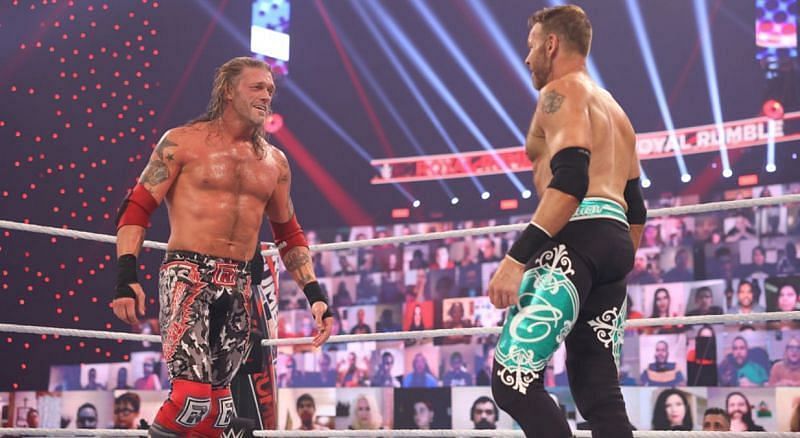 Edge and Christian had a reunion in the Royal Rumble