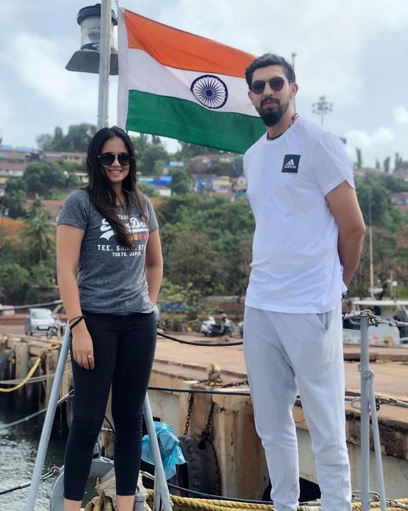 Ishant Sharma with wife Pratima Singh