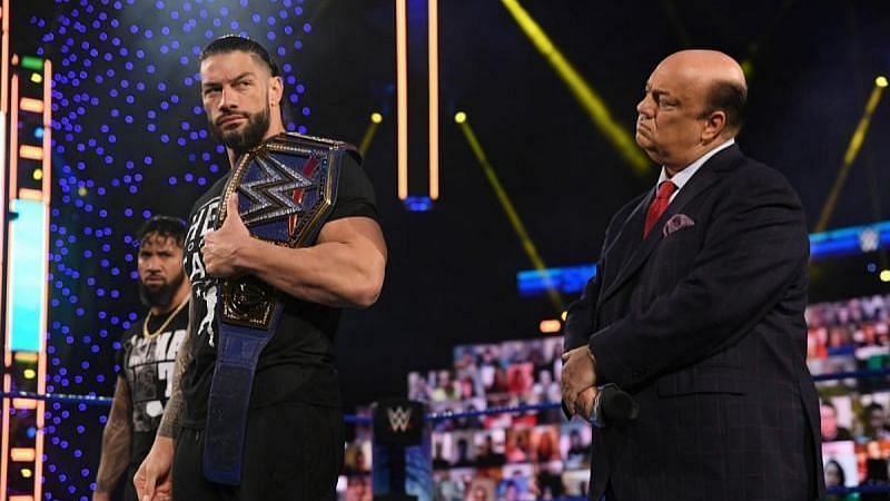 Paul Heyman refers to Roman Reigns as his boss