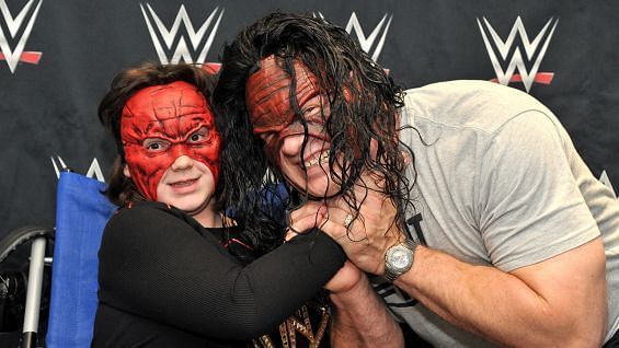 Kane is always wonderful while meeting his fans