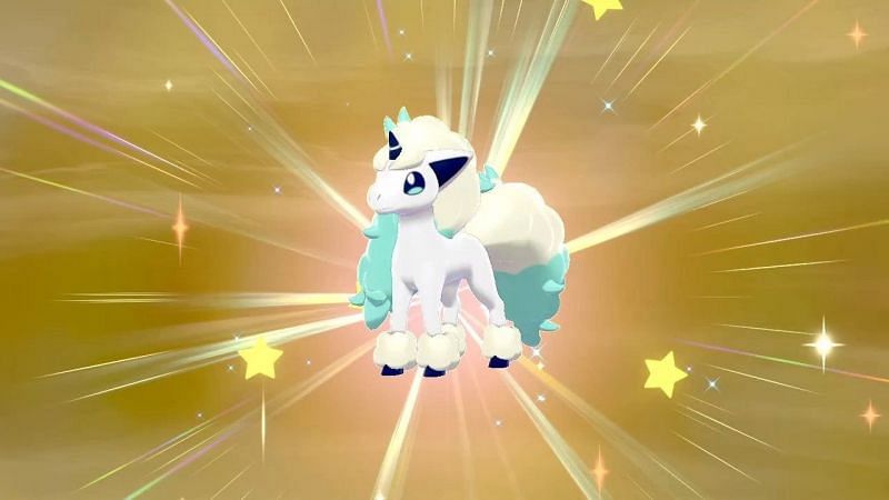 Shiny Galarian Ponyta (Image via Game Freak)