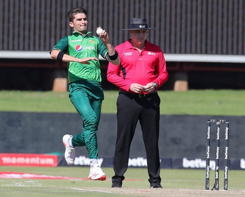 Shaheen Afridi was the pick of Pakistan&#039;s bowlers with figures of 2 for 61 in 10 overs [Credits: PCB]