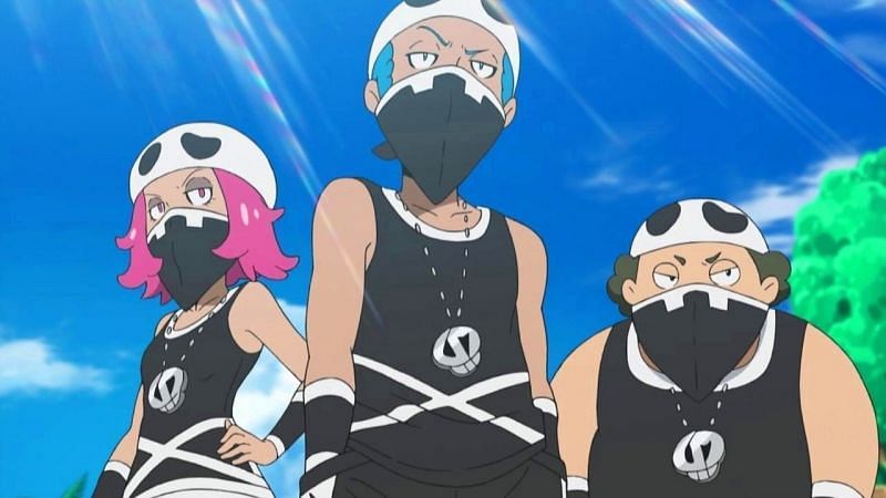 Team Skull in the anime (Image via The Pokemon Company)