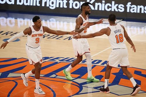 RJ Barrett, Alec Burks and Immanuel Quickley have been sensational for the New York Knicks this season