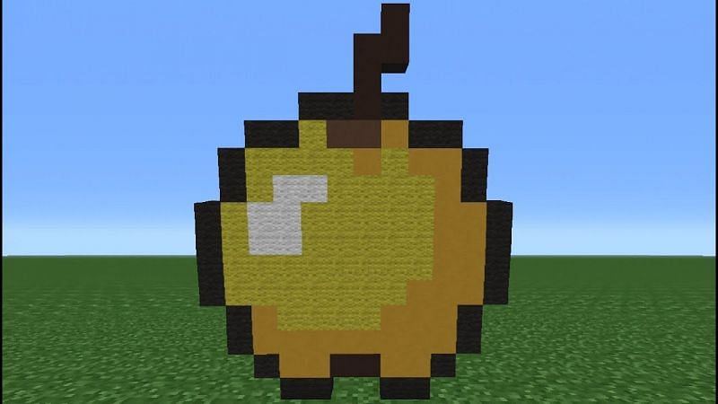Golden apple (Image via Minecraft)