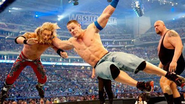 John Cena vs Edge vs Big Show at WrestleMania 25