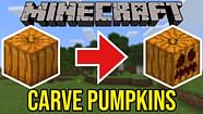 How To Carve Pumpkins In Minecraft