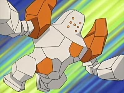 Regirock in the anime (Image via The Pokemon Company)