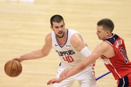Ivica Zubac (#40) of the LA Clippers.