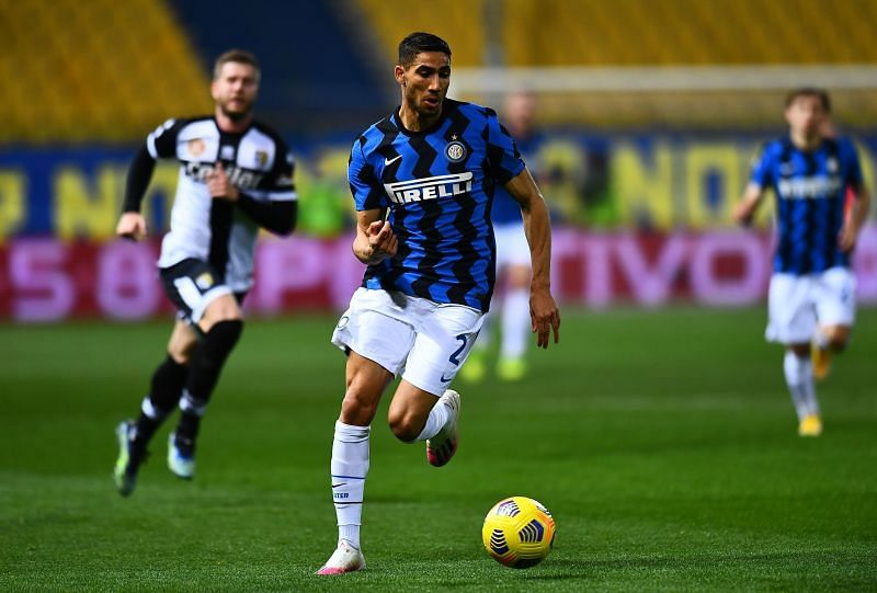Achraf Hakimi has been in scintillating form for Inter Milan this season