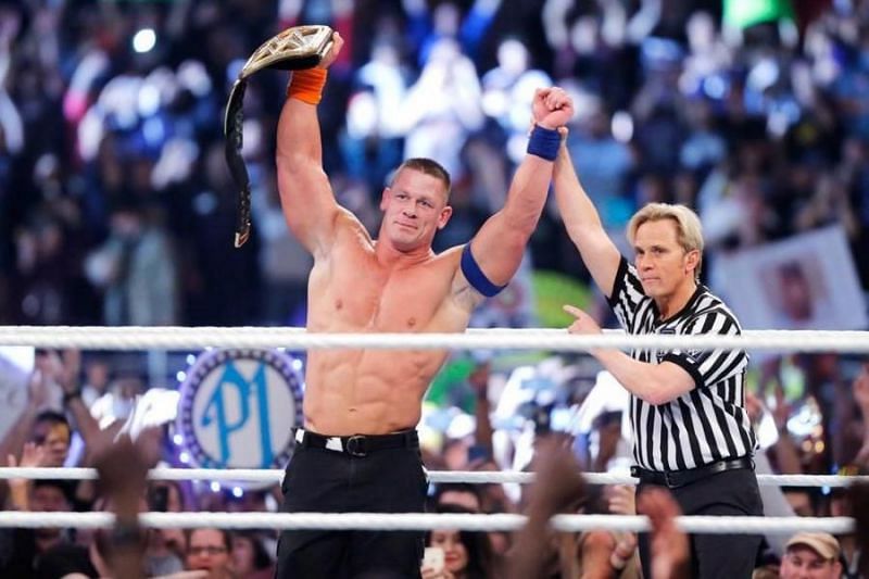 John Cena has challenged for the WWE Championship multiple times