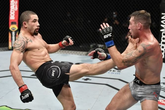 Robert Whittaker explains how bouts against Darren Till and Jared Cannonier helped him grow as a fighter