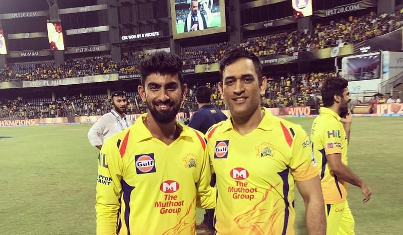 CSK wicket-keepers N Jagadeesan and MS Dhoni are at opposite ends of their careers