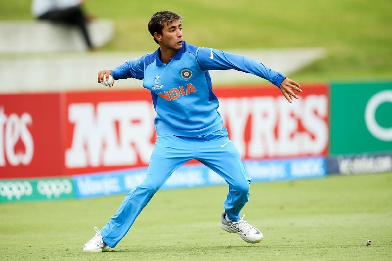 Abhishek Sharma in action for India U-19 from 2018