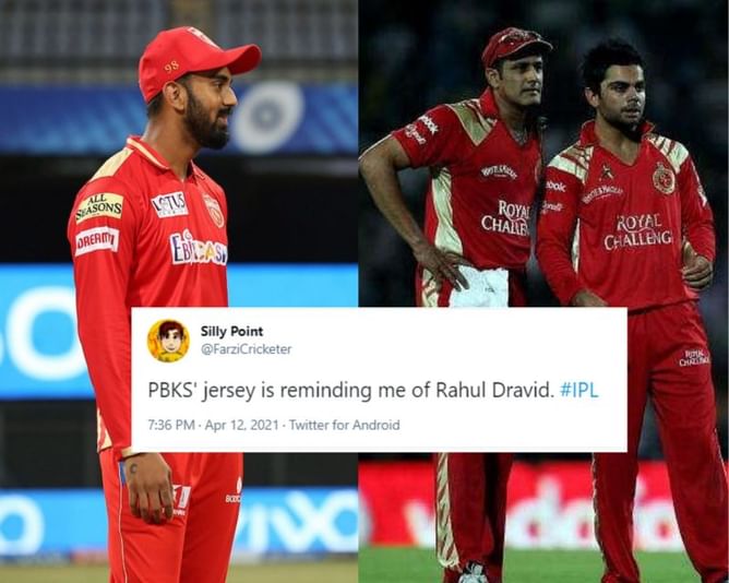 IPL 2021: "Kisi ko pata nahi chalega" - Fans on Twitter troll Punjab Kings for RCB-like jersey