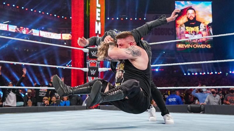 Owens stuns Logan Paul following his match with Zayn