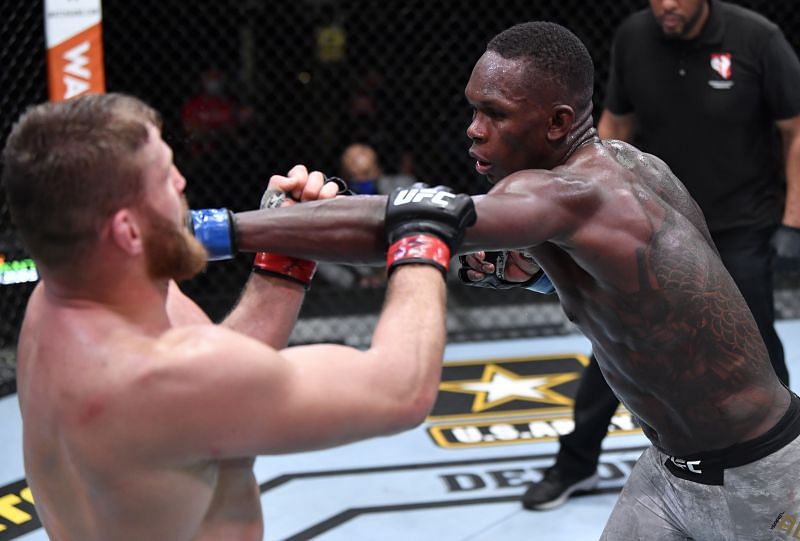 Israel Adesanya didn&#039;t take too much damage in his loss to Jan Blachowicz.
