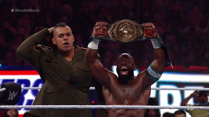 Apollo Crews Wins The Intercontinental Title At Wrestlemania 37