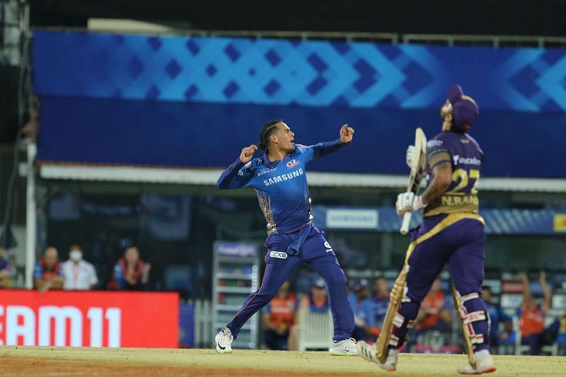 Rahul Chahar picked four wickets against KKR
