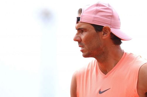 Rafael Nadal Training at the Rolex Monte Carlo Masters