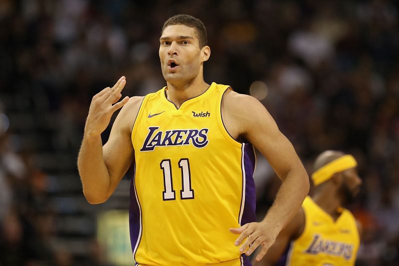 Brook Lopez during his time with the LA Lakers.