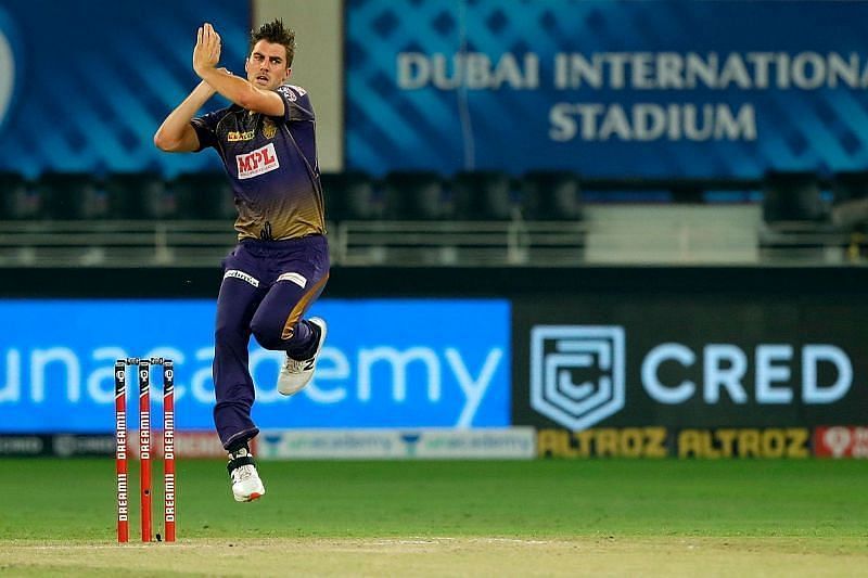 Pat Cummins was predominantly used with the new ball by KKR in IPL 2020 [P/C: iplt20.com]