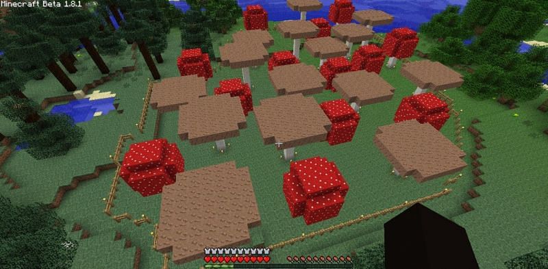Minecraft large mushroom farm (Image via planetminecraft)
