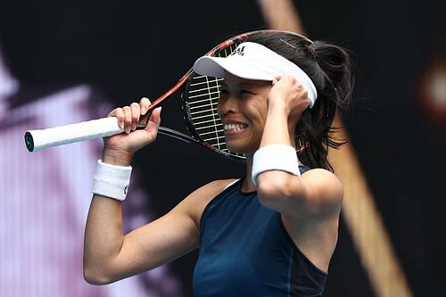 Hsieh Su-wei at the 2021 Australian Open