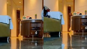 Watch: Manish Pandey plays golf with cricket bat and tennis ball in hotel room