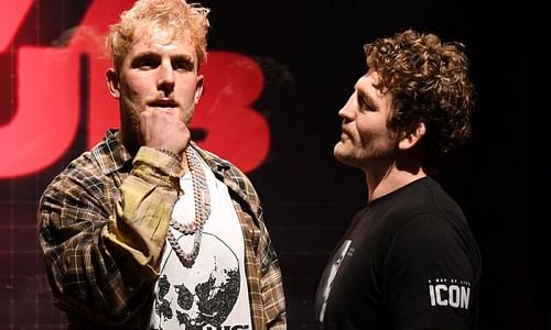 Jake Paul (left); Ben Askren (right)