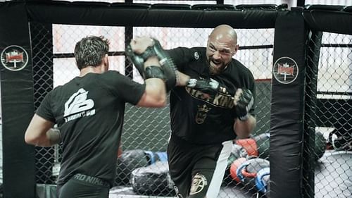 Tyson Fury training MMA - Photo courtesy - Bran Holloway/MTK Global