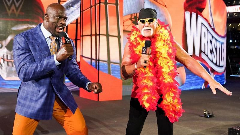 Titus O&#039;Neil and Hulk Hogan welcomed WWE fans to WrestleMania 37.